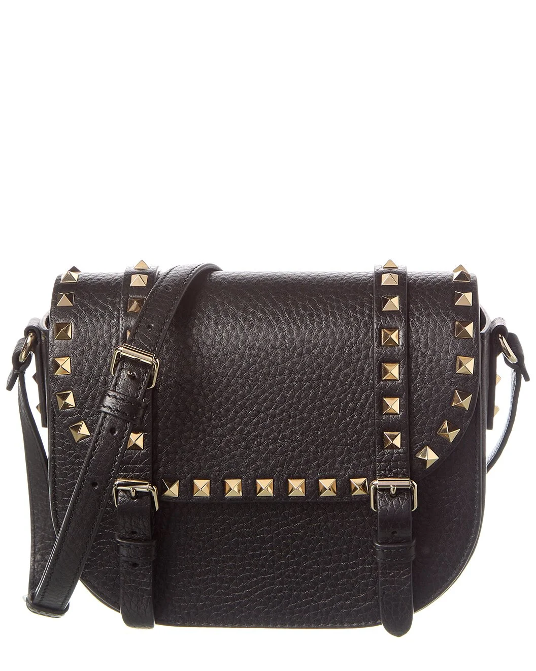 Valentino Rockstud Small Grainy Leather Shoulder Bag - 1