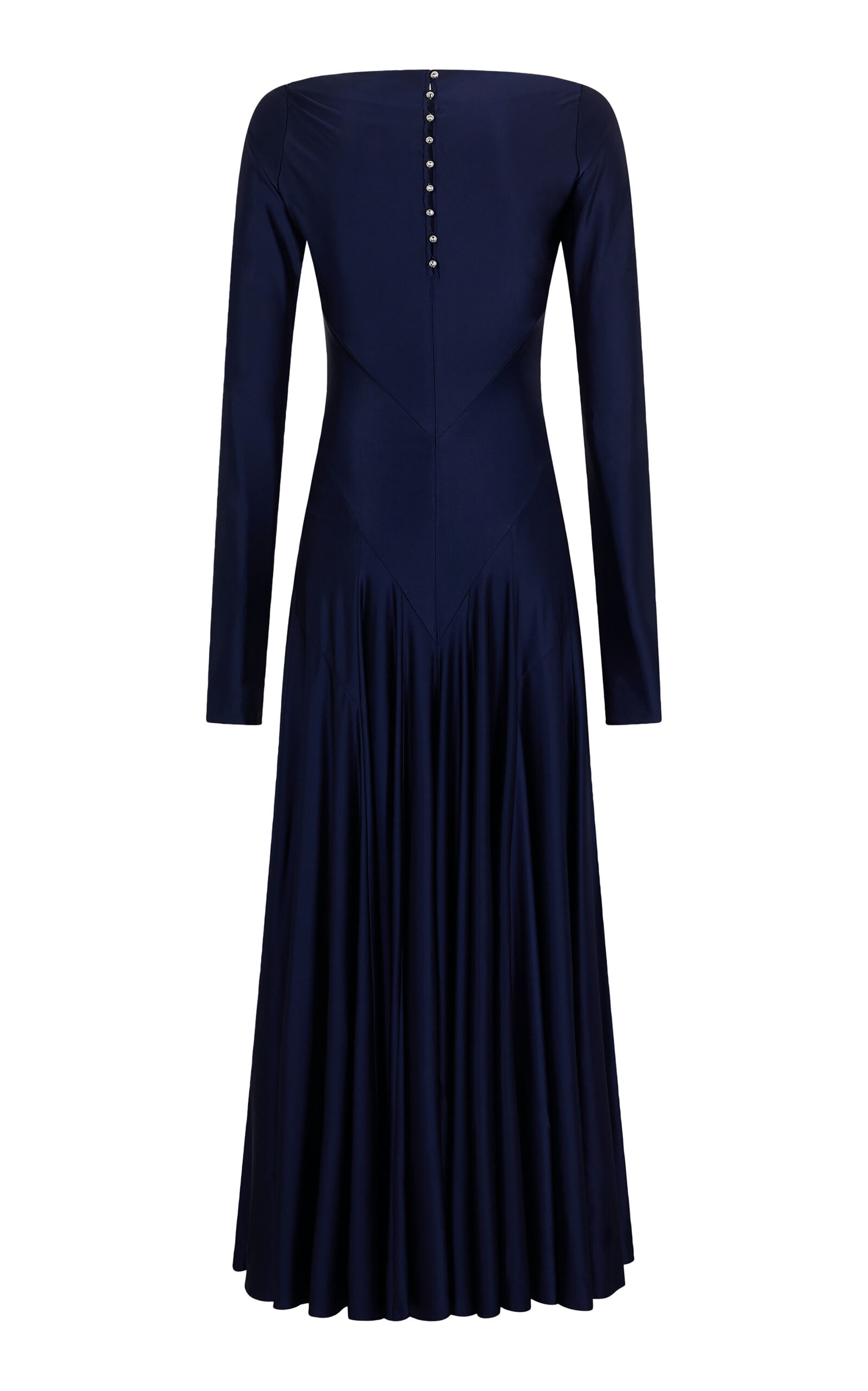 Panelled Jersey Maxi Dress navy - 4