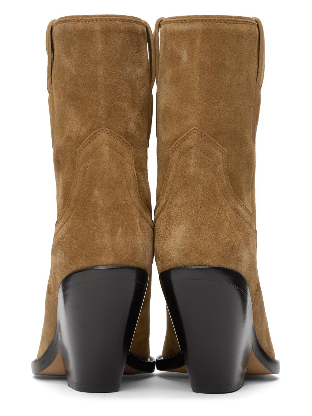 Tan Leyane Low Boots - 2