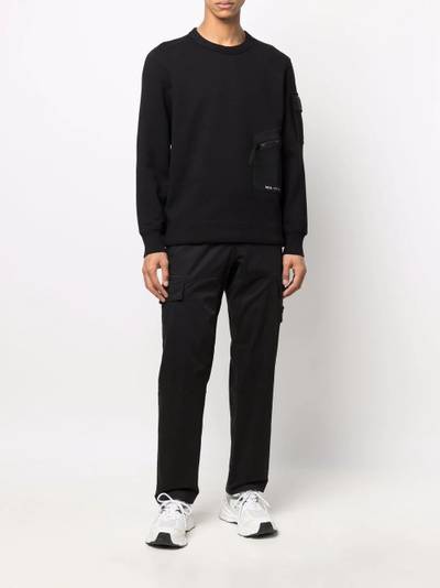 C.P. Company patch-pockets cotton sweatshirt outlook