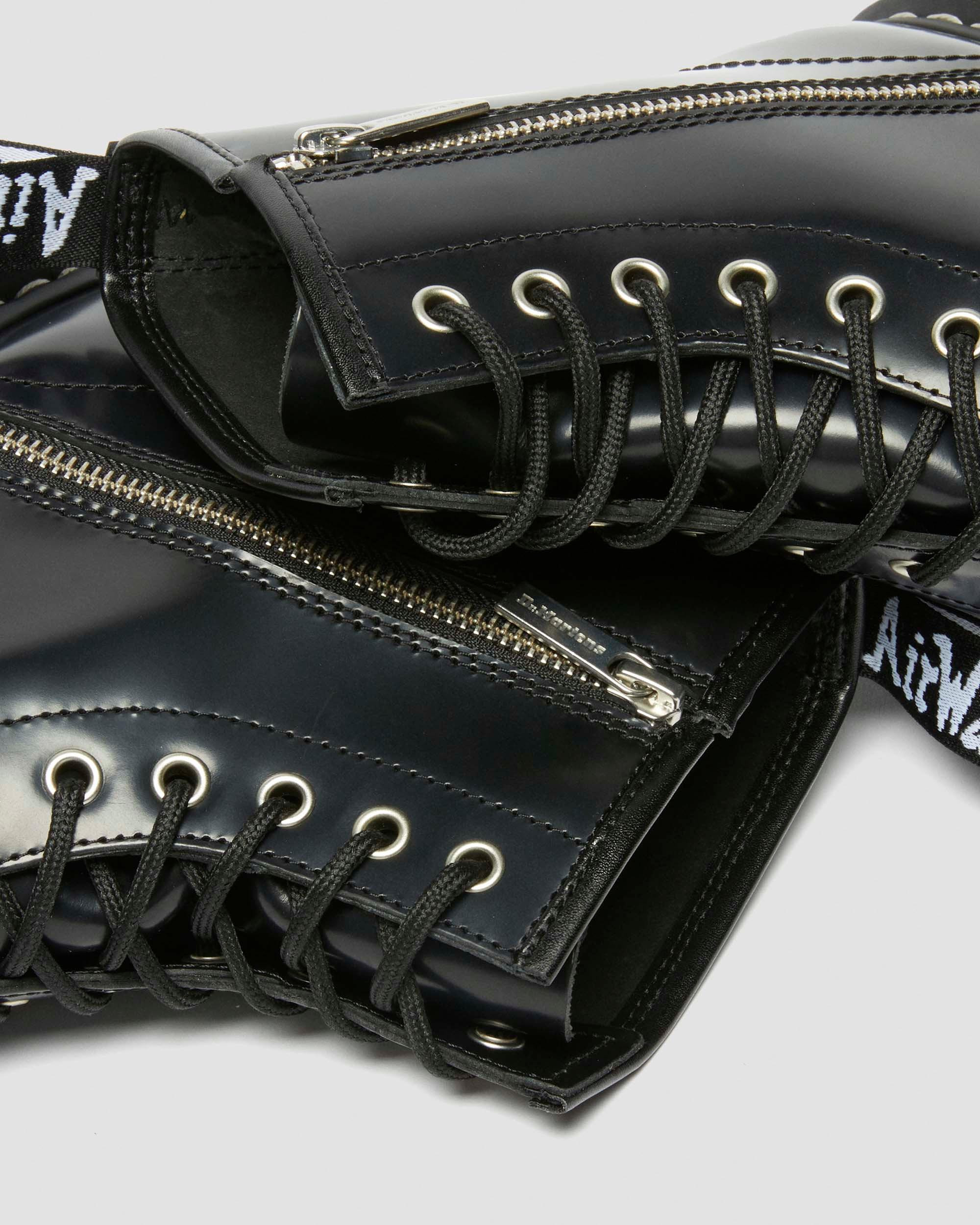 1460 Bex Smooth Leather Lace and Zip Boots - 7