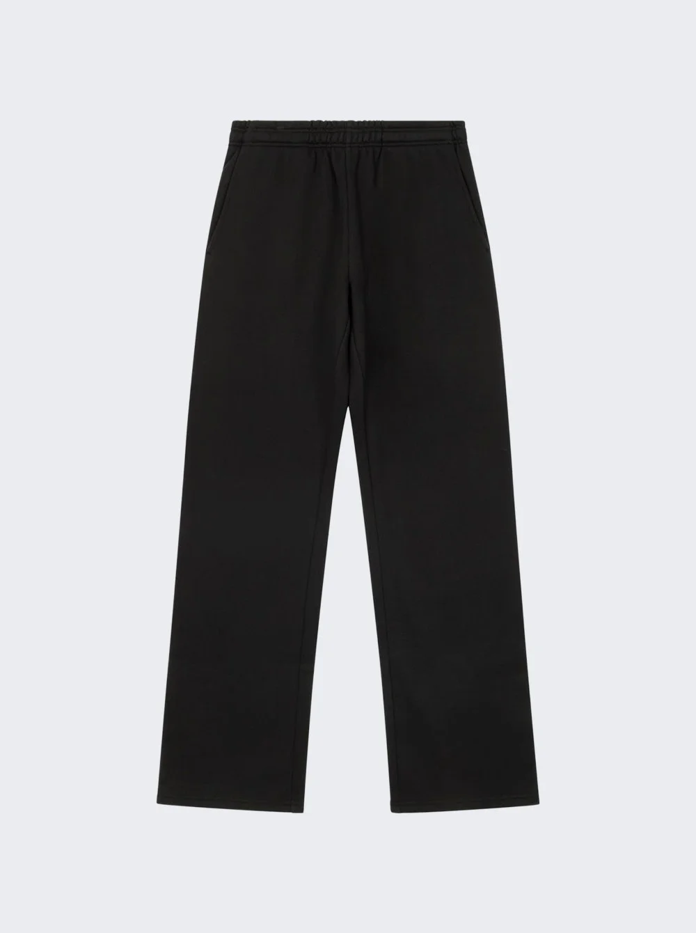 Straight Leg Sweatpant Black - 1