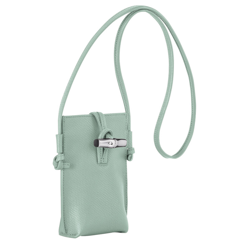 Le Roseau Phone case Celadon - Leather 3