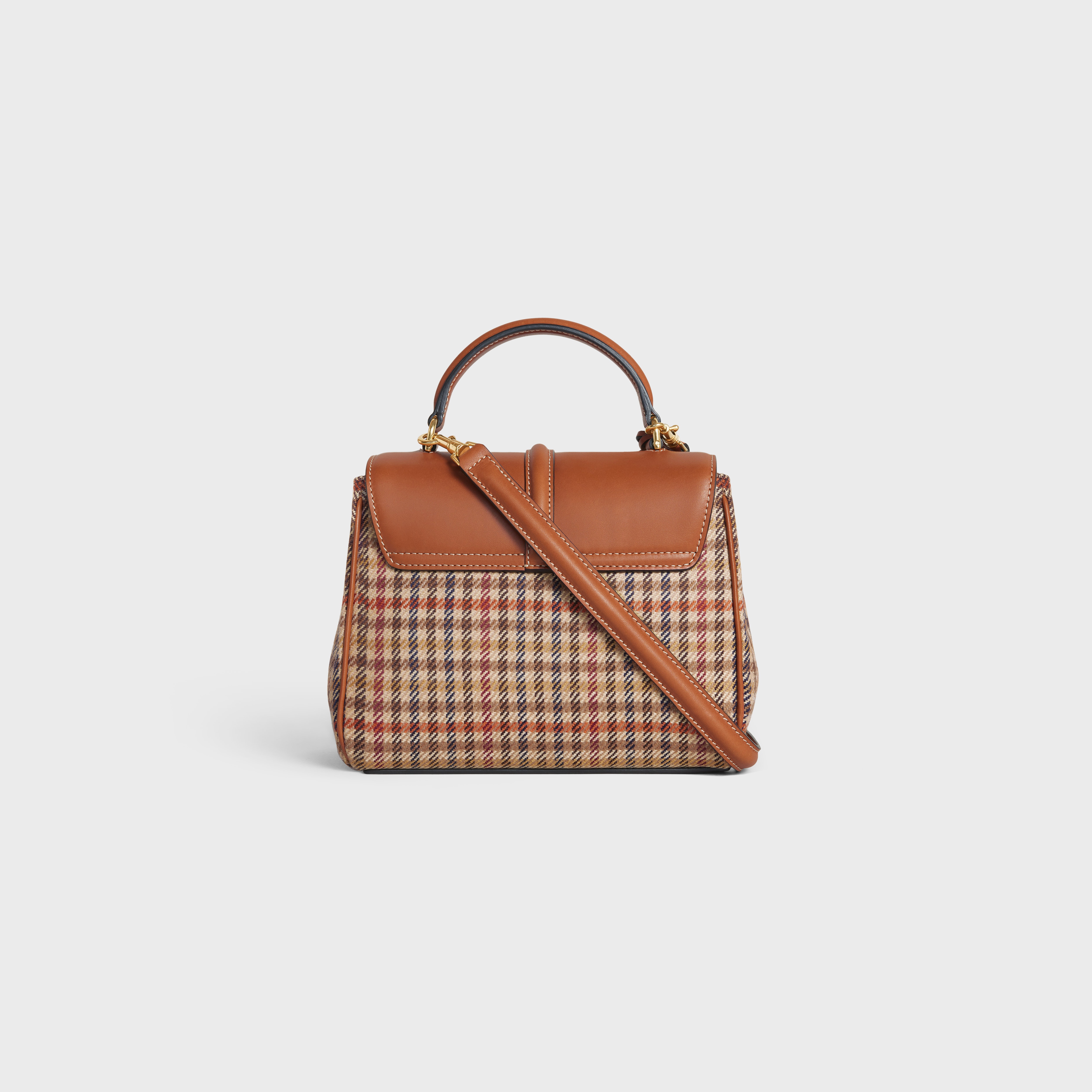 MINI 16 in Tweed and natural calfskin - 3