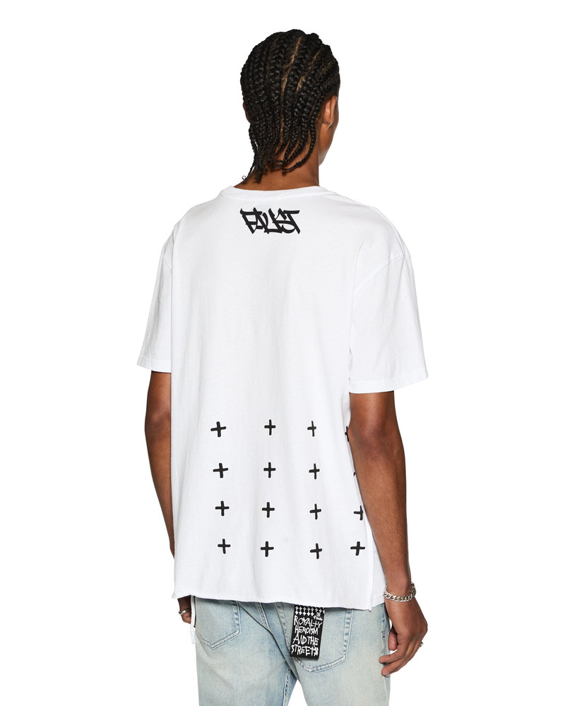 Ksubi FAUST BIGGIE SS TEE OPTIC WHITE outlook