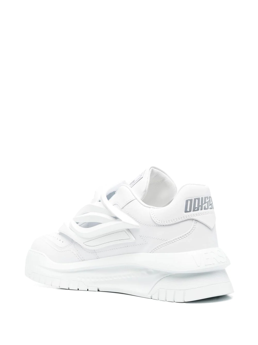 lo-top leather trainers - 3