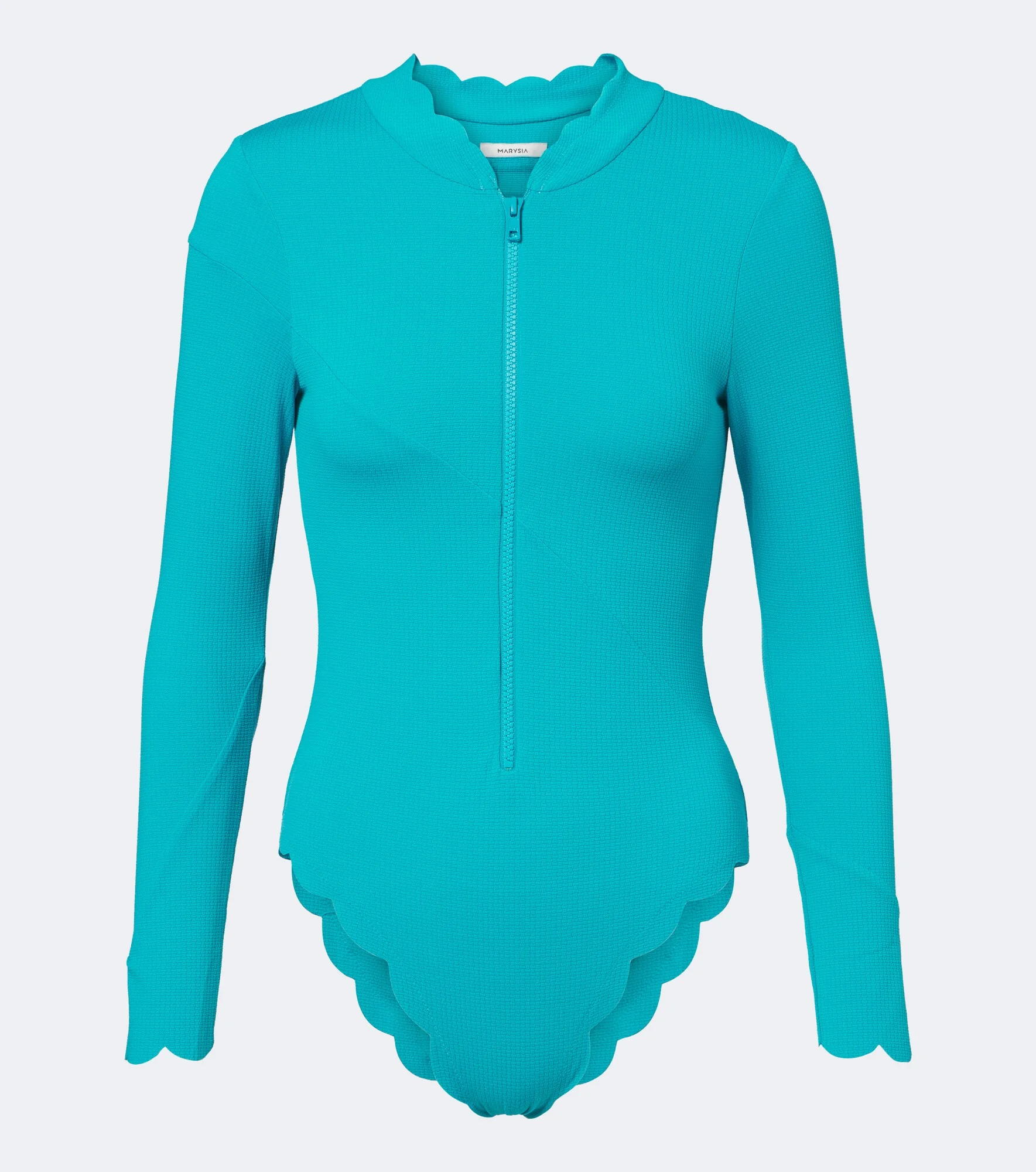 North Sea scalloped rashguard swimsuit - 1