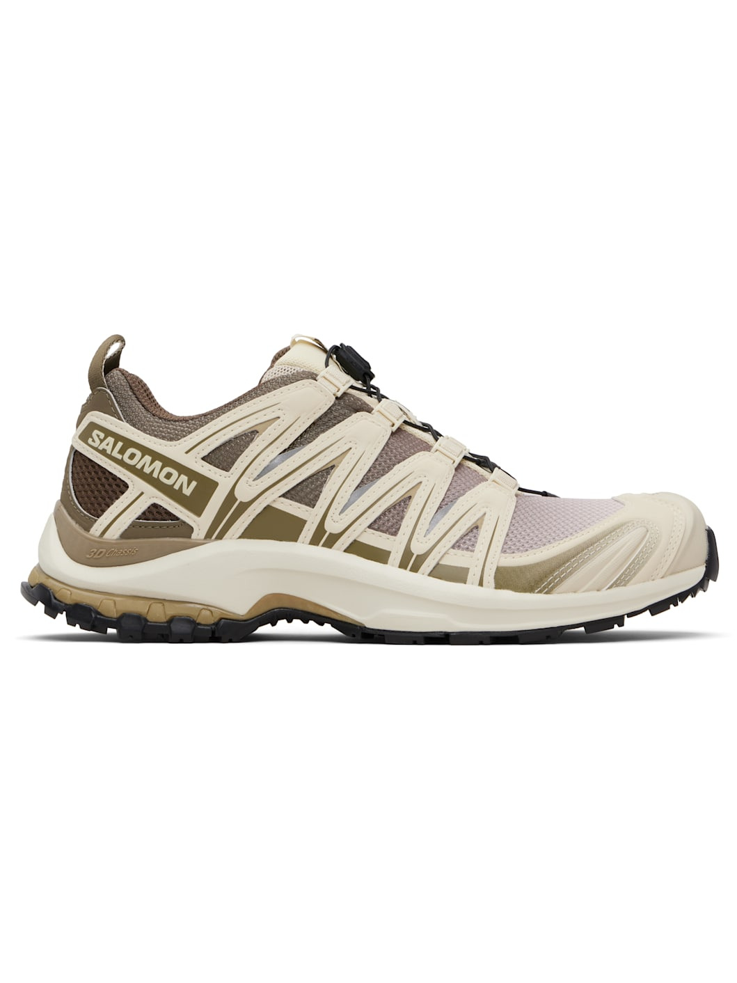 Beige & Khaki XA Pro 3D Sneakers - 1