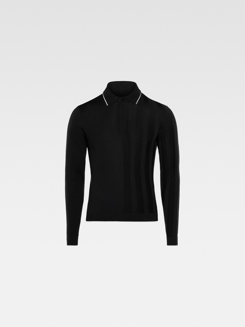 The Tricot long-sleeve polo shirt 1