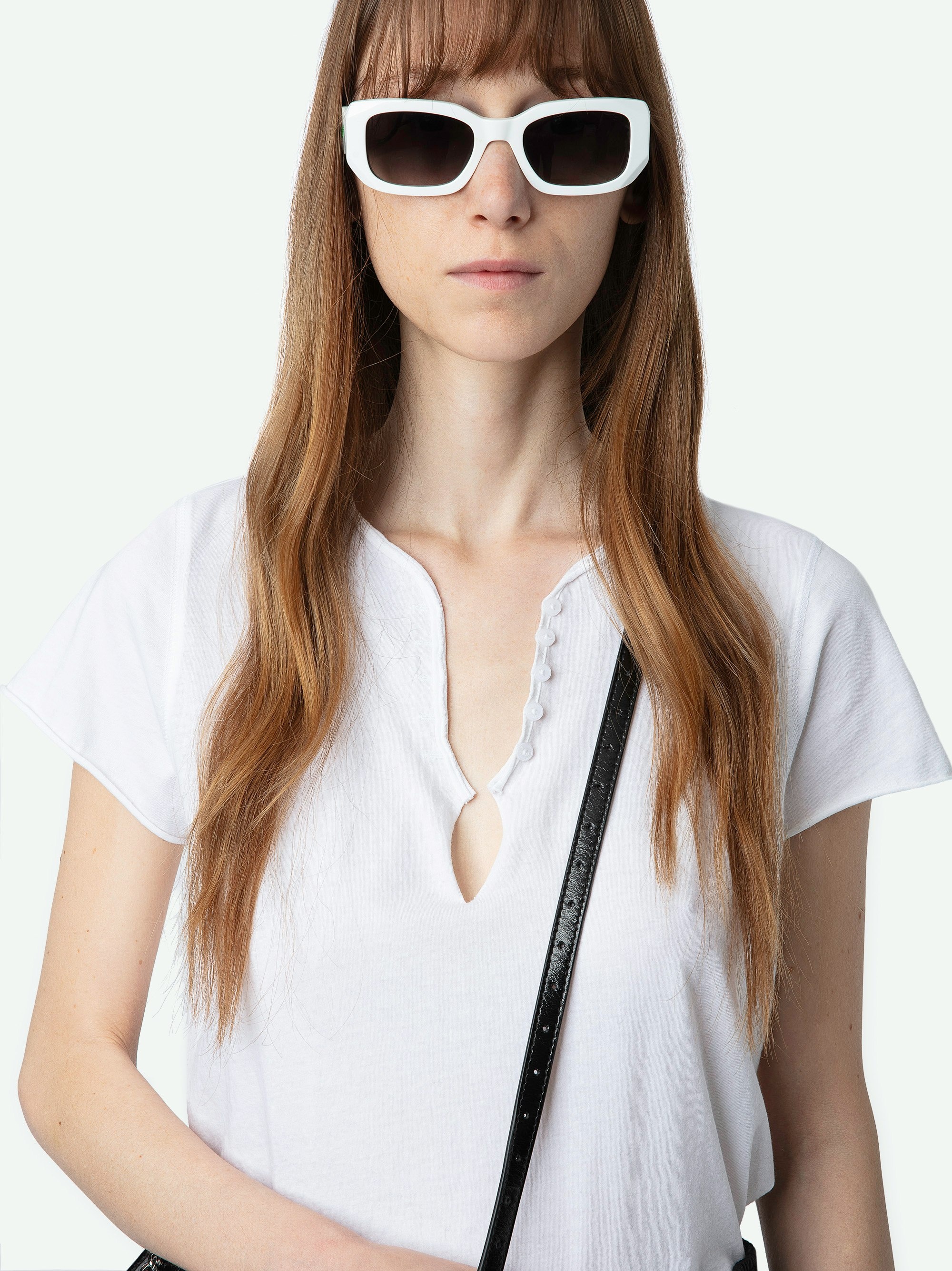 Tuni Diamante Wings Henley T-shirt - 5