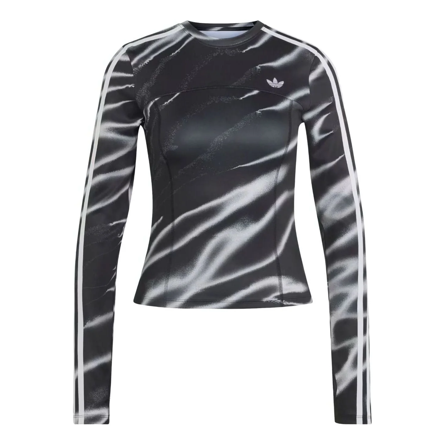 (WMNS) adidas Adilenium Season 6 Body Shaping T-Shirt Asia Sizing 'Black' LH1951 - 1