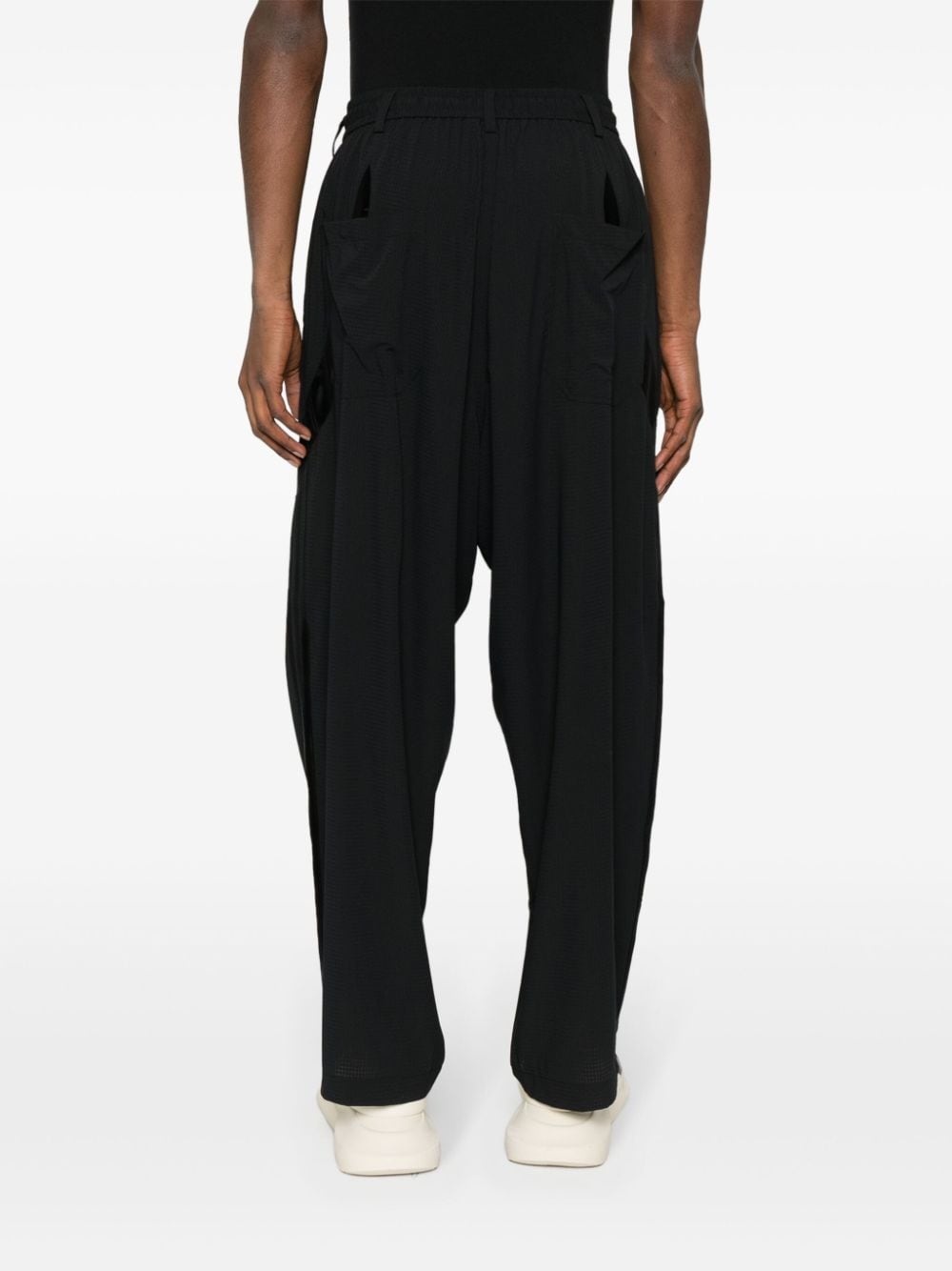 logo-printed panelled track pants - 4