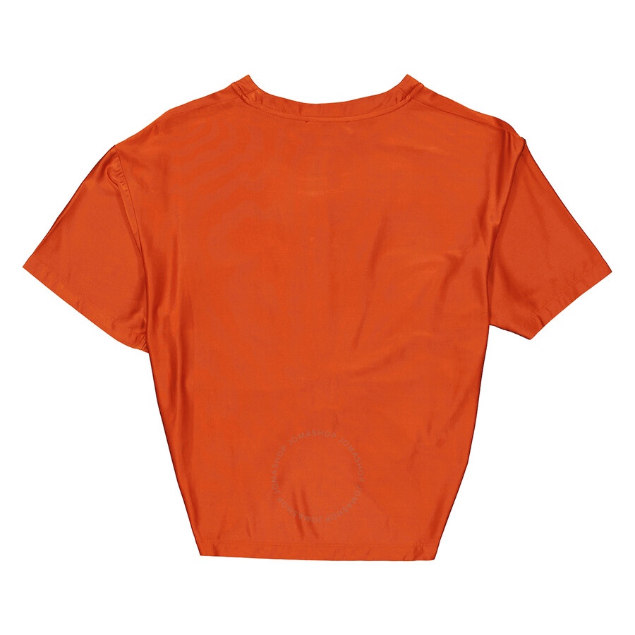 Rabanne Short Sleeve Knotted Cropped T Shirt - 2