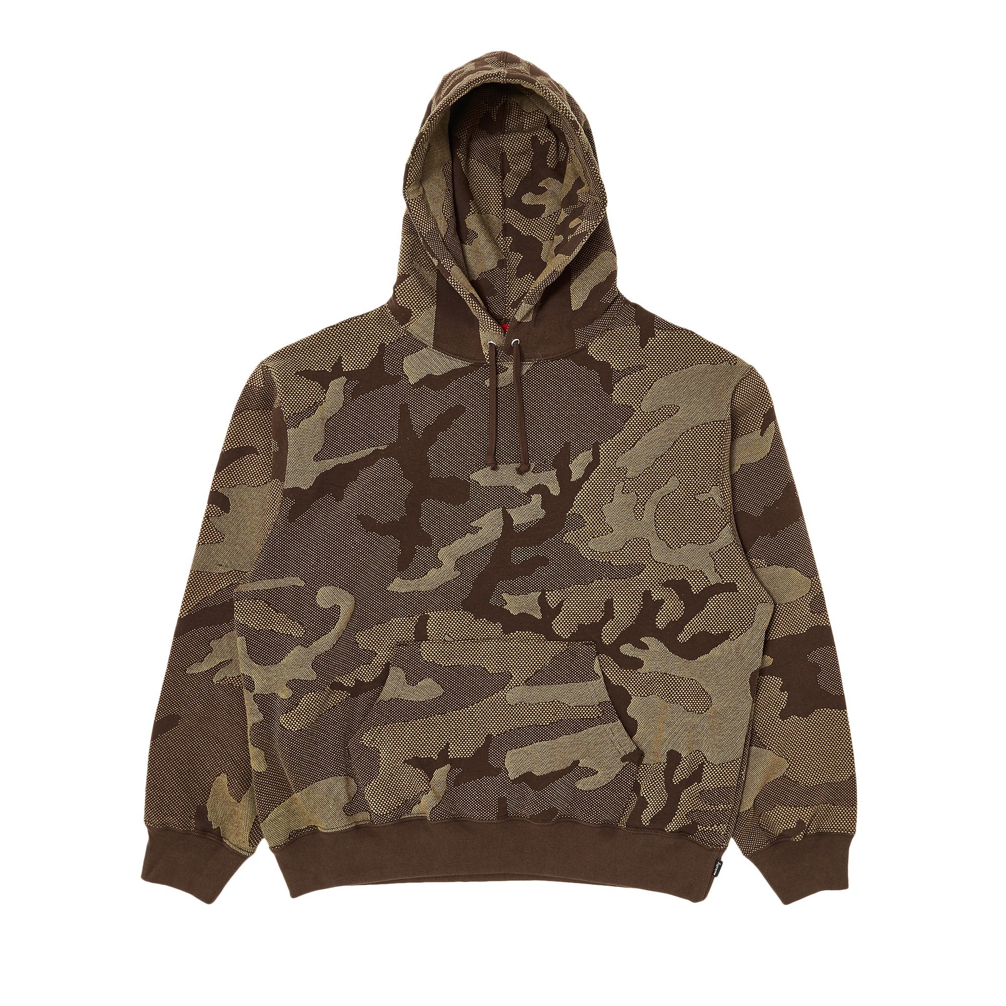トップス Supreme Jacquard Stripe Hooded Sweat Supreme Jacquard Stripe Hooded Sweatshirt Black Men's - SS24