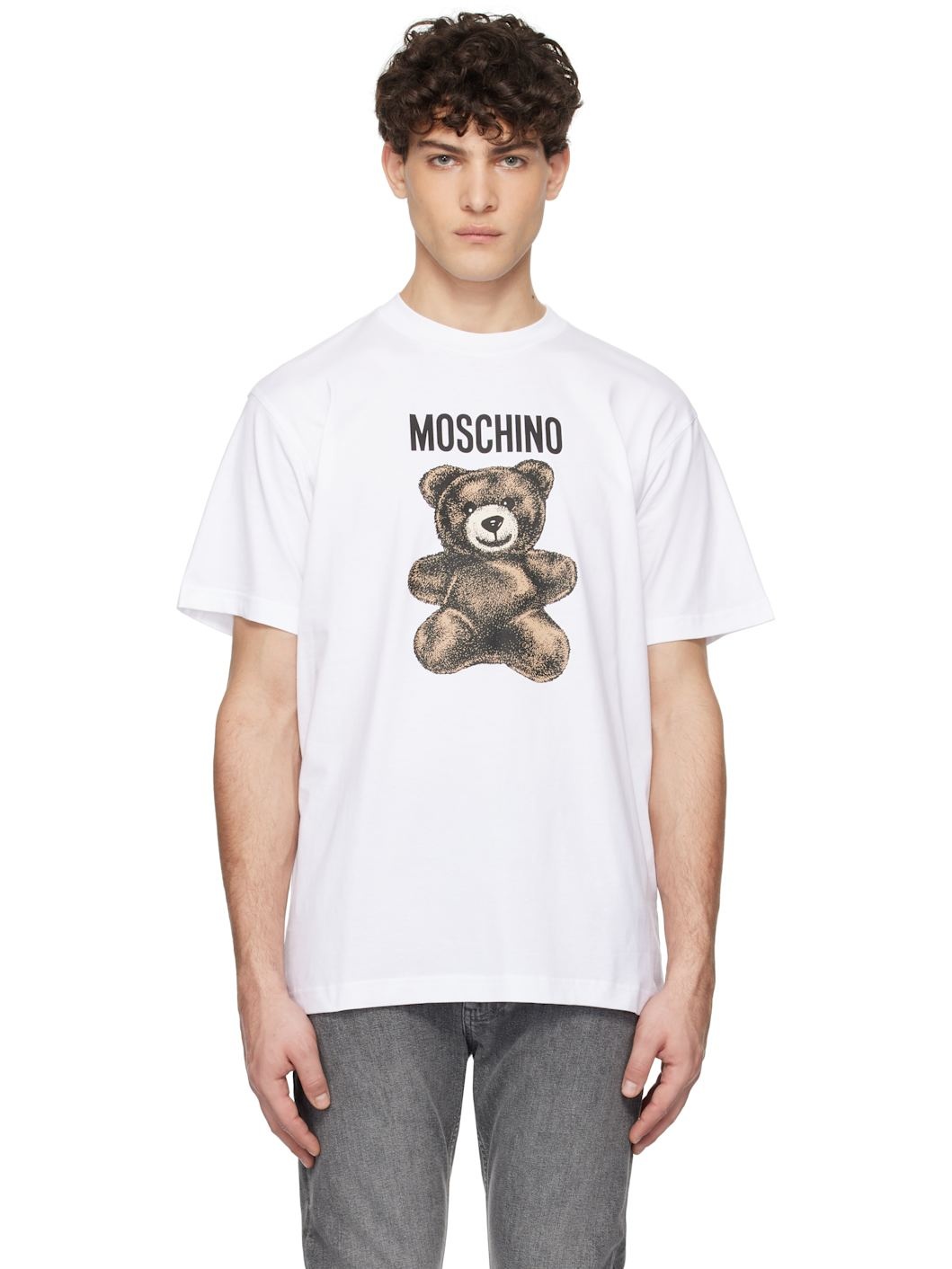 White Teddy Bear T-shirt - 1