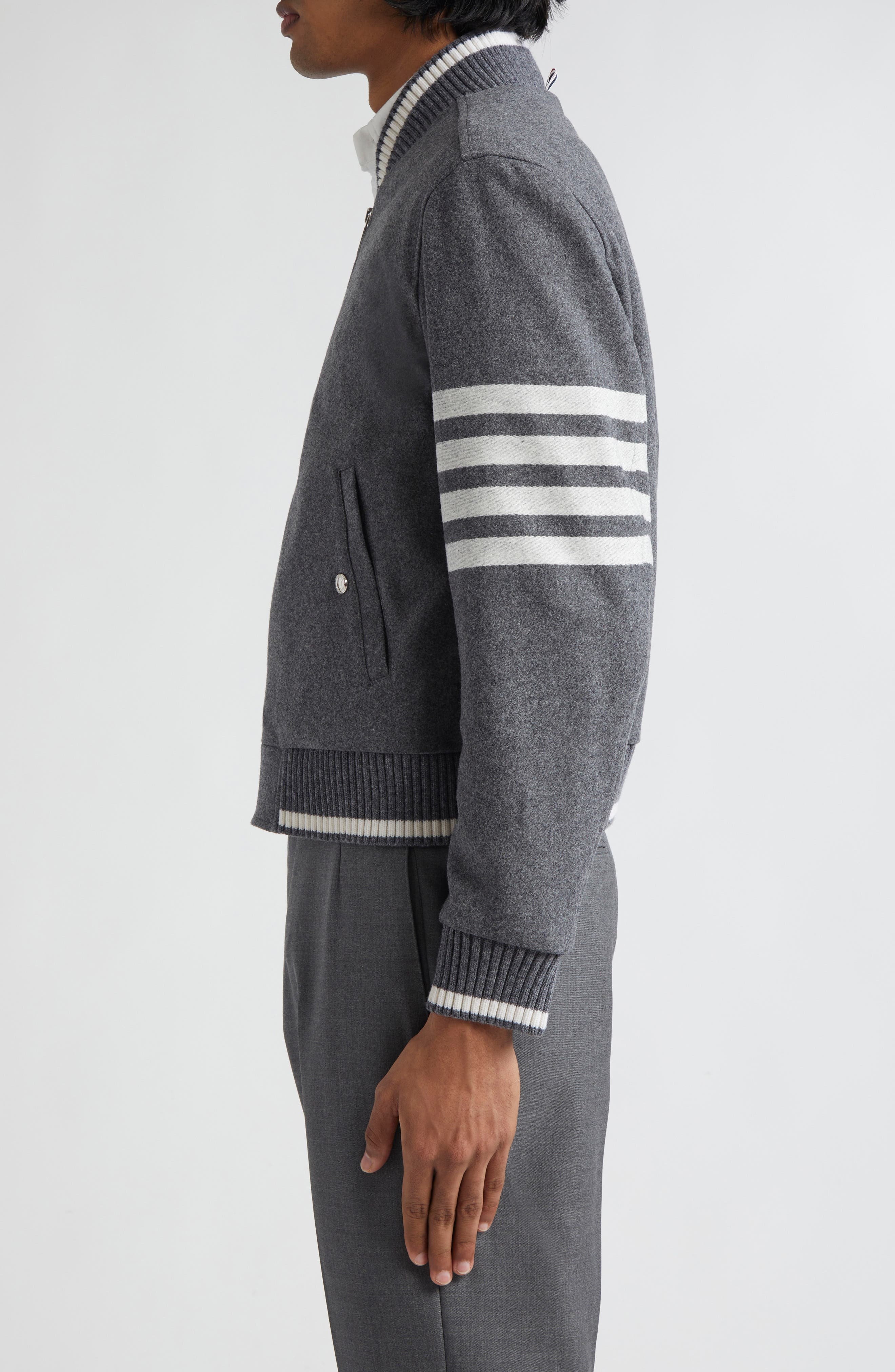 Wool & Cashmere Bomber Jacket - 3