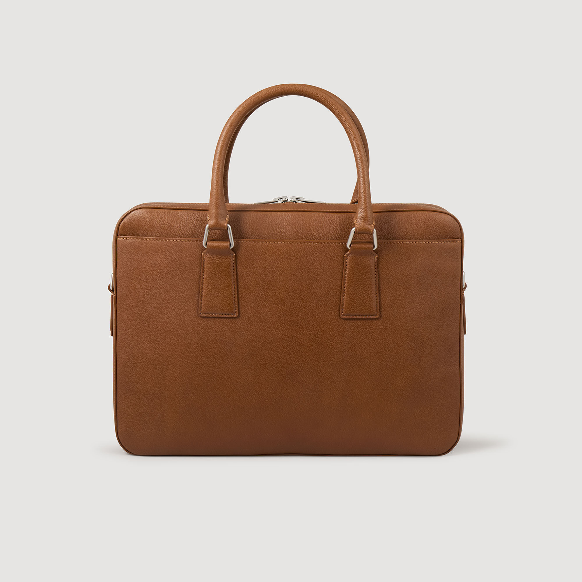 LARGE GRAINED LEATHER BRIEFCASE - 3