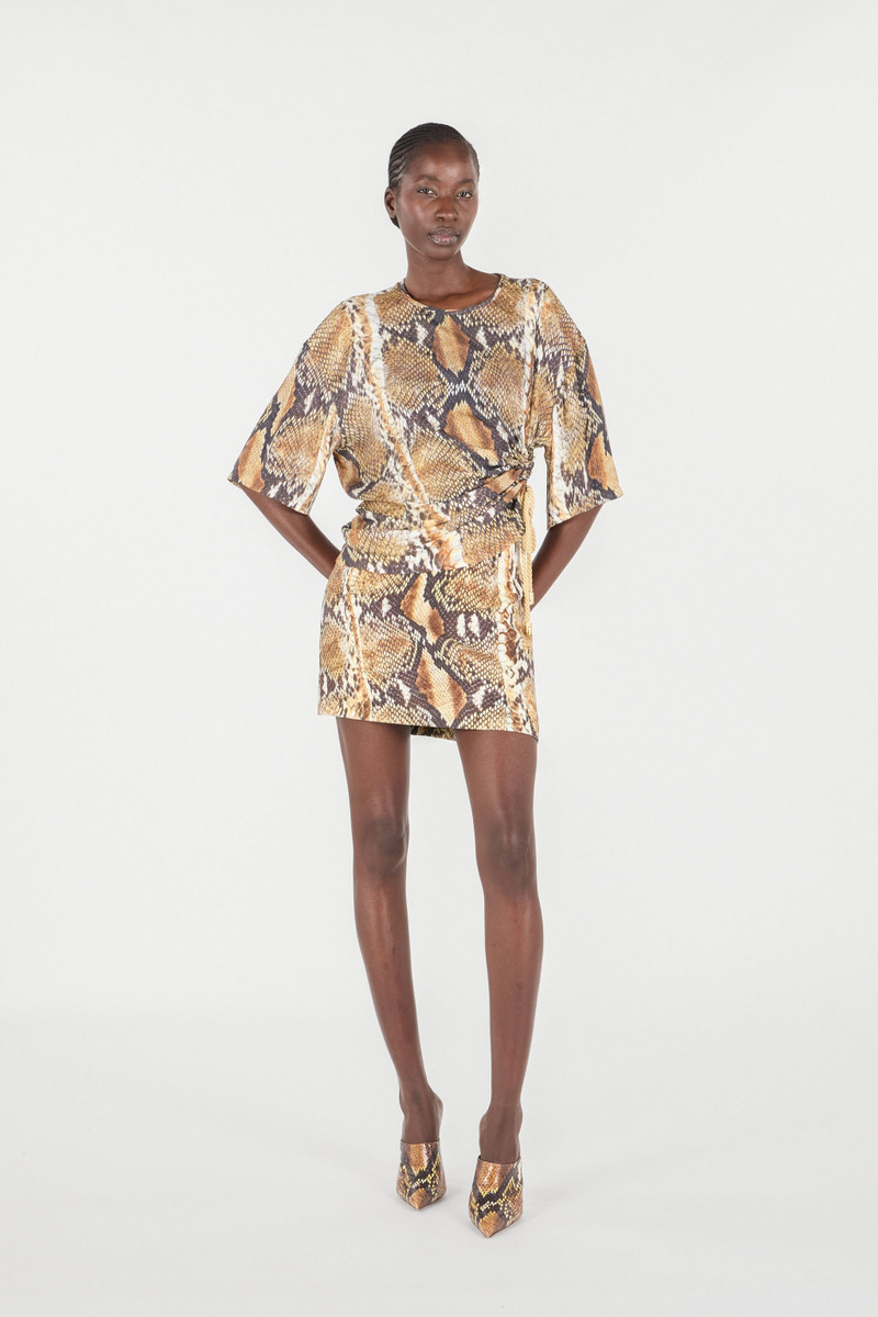 Roberto Cavalli Python Print T-shirt outlook