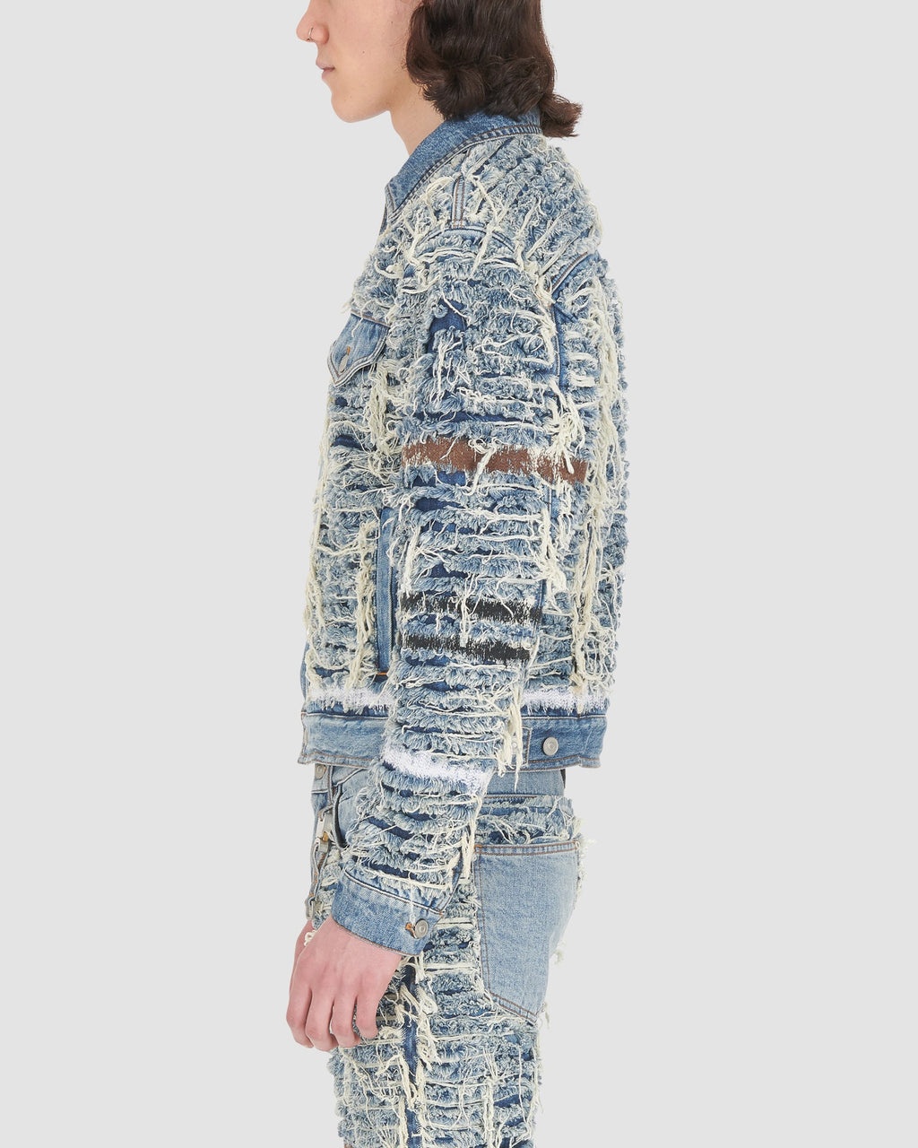 DENIM JACKET BLACKMEANS - 4
