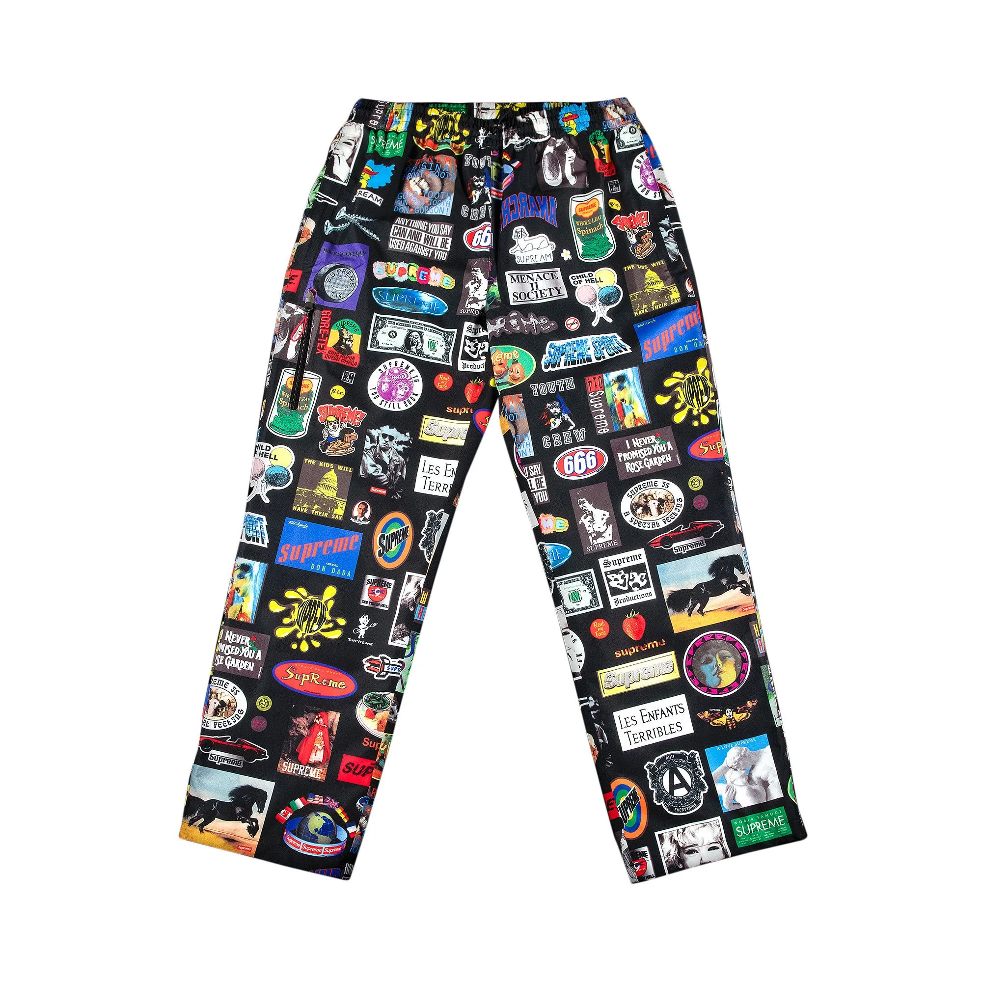 Supreme GORE-TEX Stickers Pant 'Black' - 1