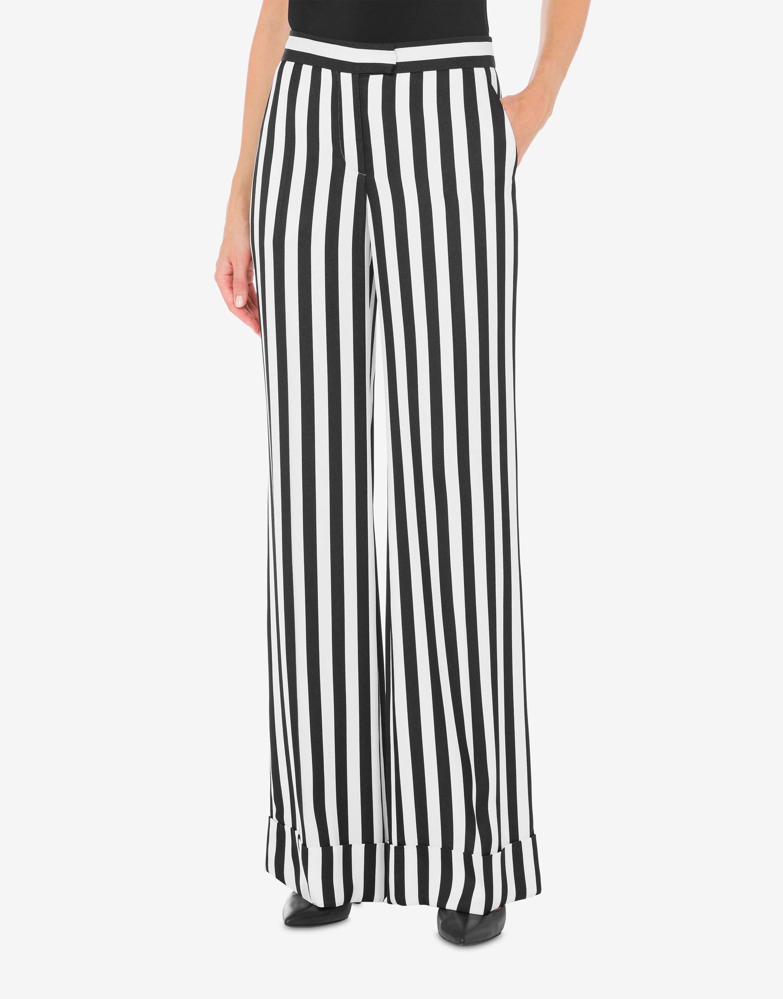 ARCHIVE STRIPES CADY TROUSERS - 2