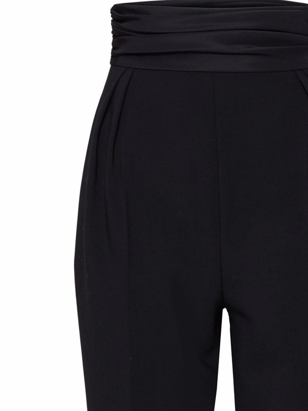 high-waist tapered-leg trousers - 4
