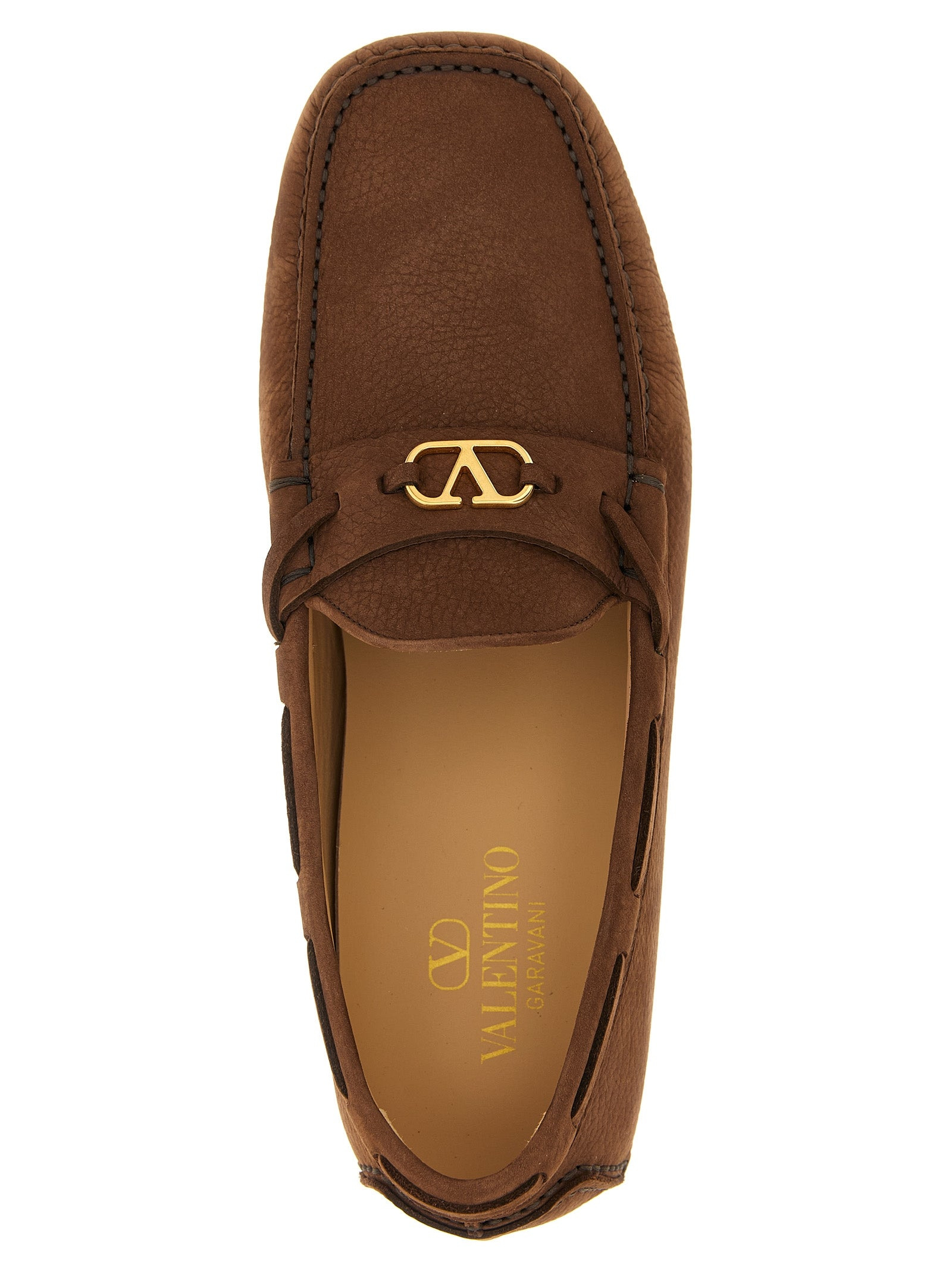 Valentino Garavani Men Valentino Garavani 'Driver Fastaway' Loafers - 4