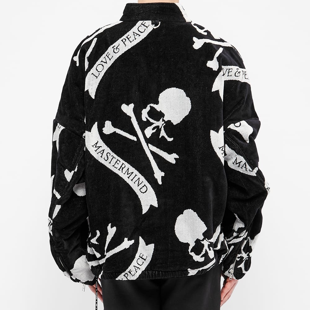 MASTERMIND WORLD Large Skull Towelling Jacket - 5