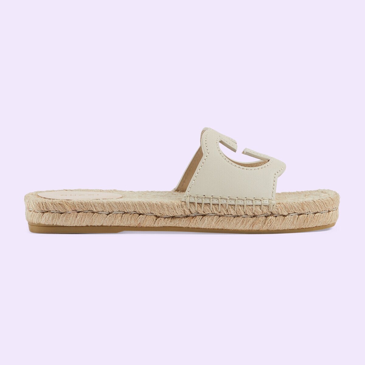 Women's Interlocking G cut out slide sandals - 1
