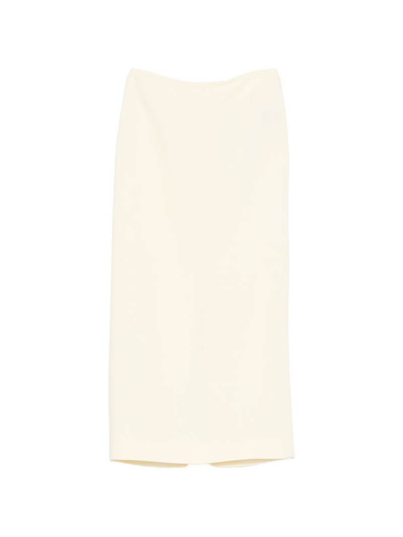 high-waisted pencil midi skirt 1