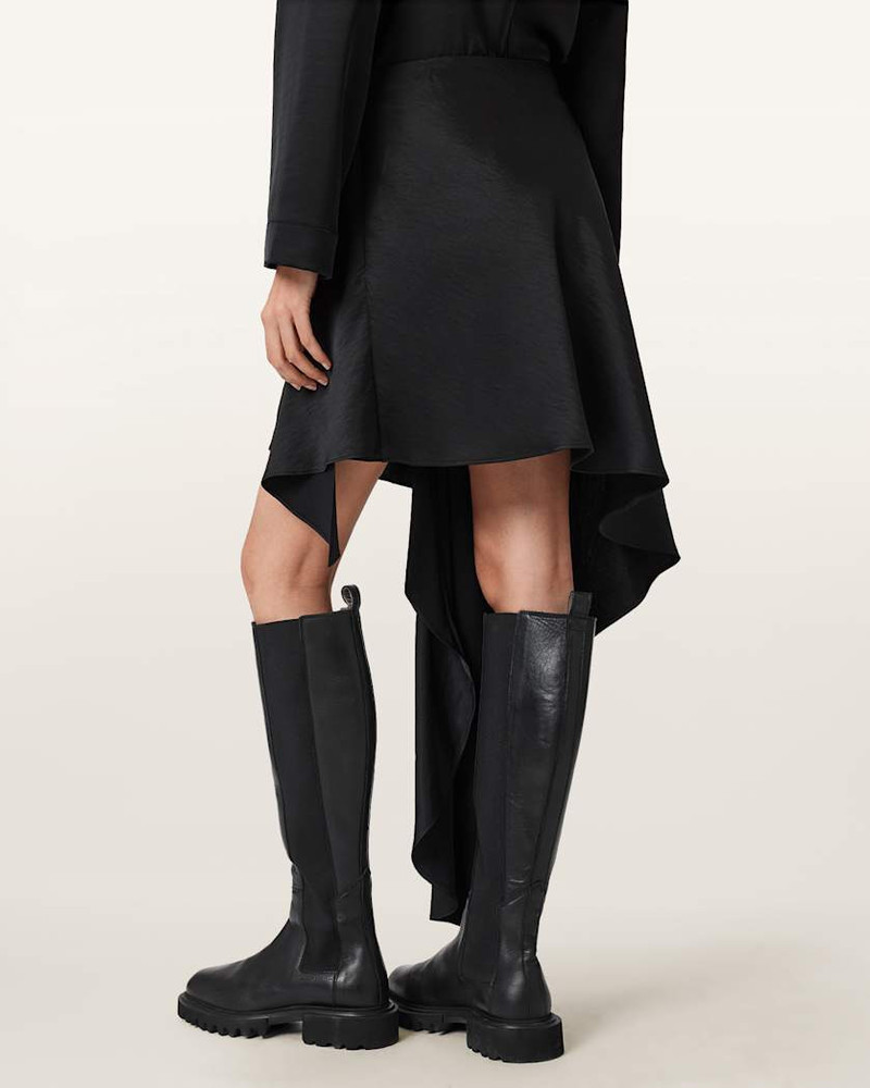 SAMI PLEATED DRAPED SKIRT 7