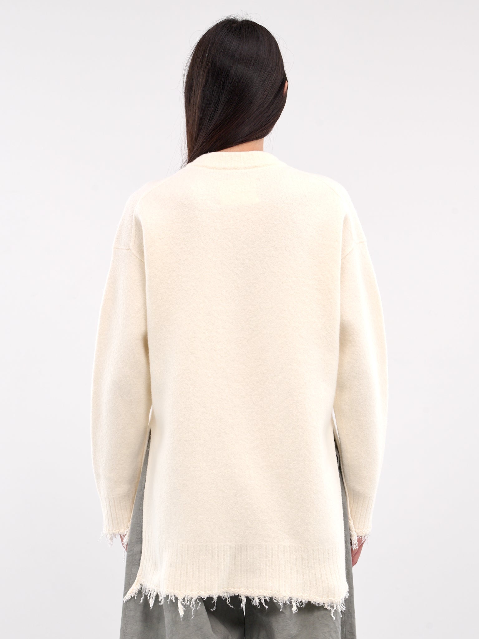Frayed Knit Sweater - 3