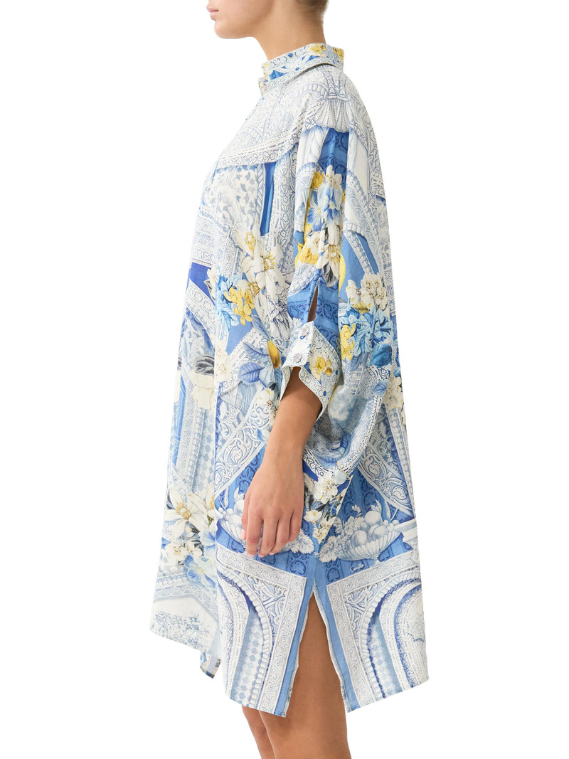 Women's De Nada Grendad Relaxed Collared Caftan - De Nada Granada 4