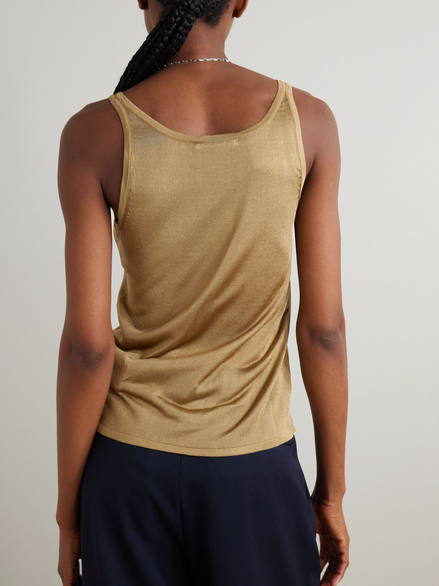 Nardo knitted tank Gold - 4
