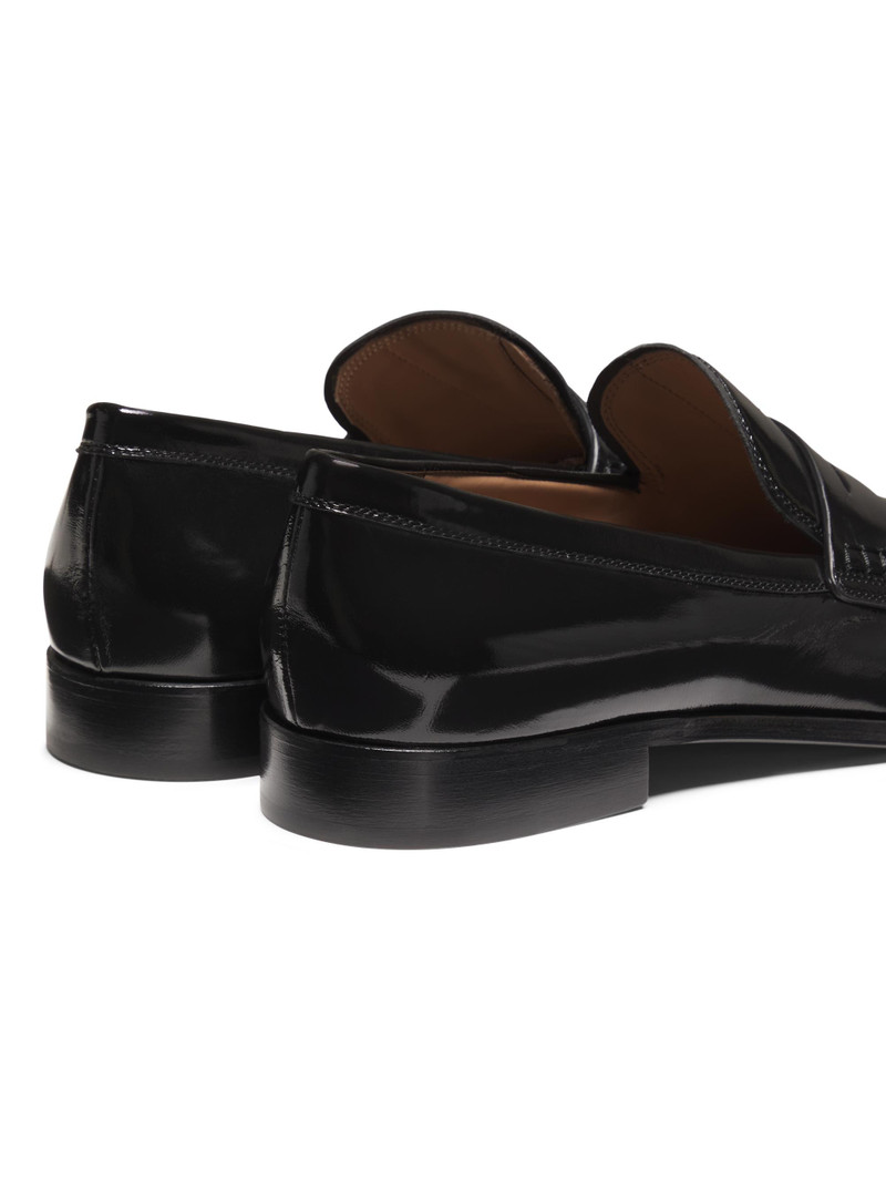 Men's George Patent Leather Penny Loafers - Black 3