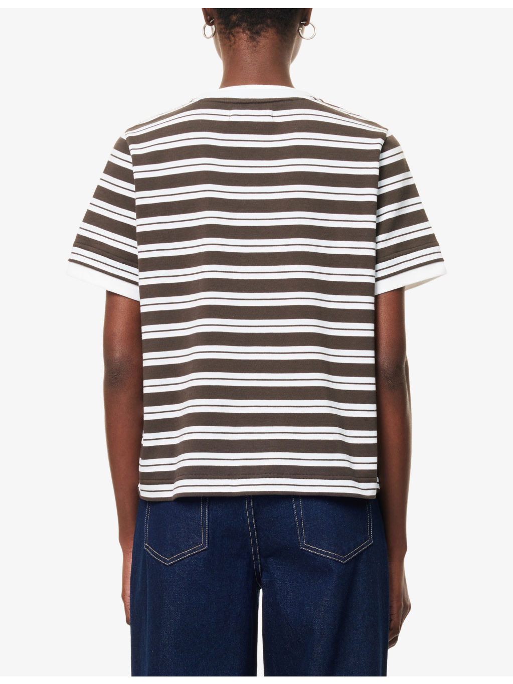Sacamina Striped Cotton-Jersey T-shirt - 4