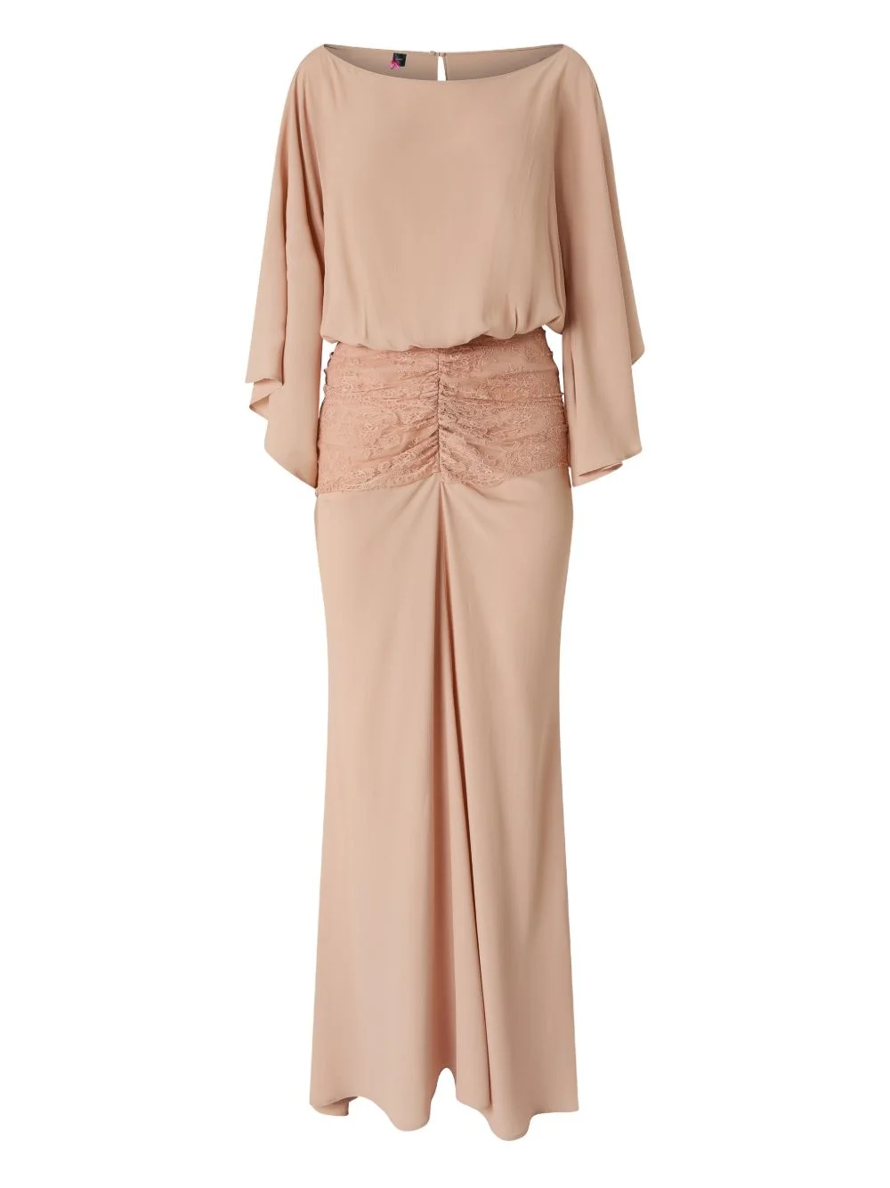 lace-detail dress - 1