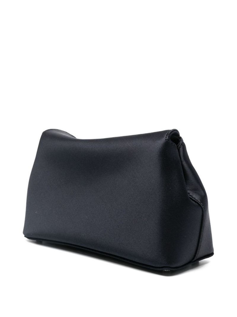 TOTEME satin T-lock clutch outlook