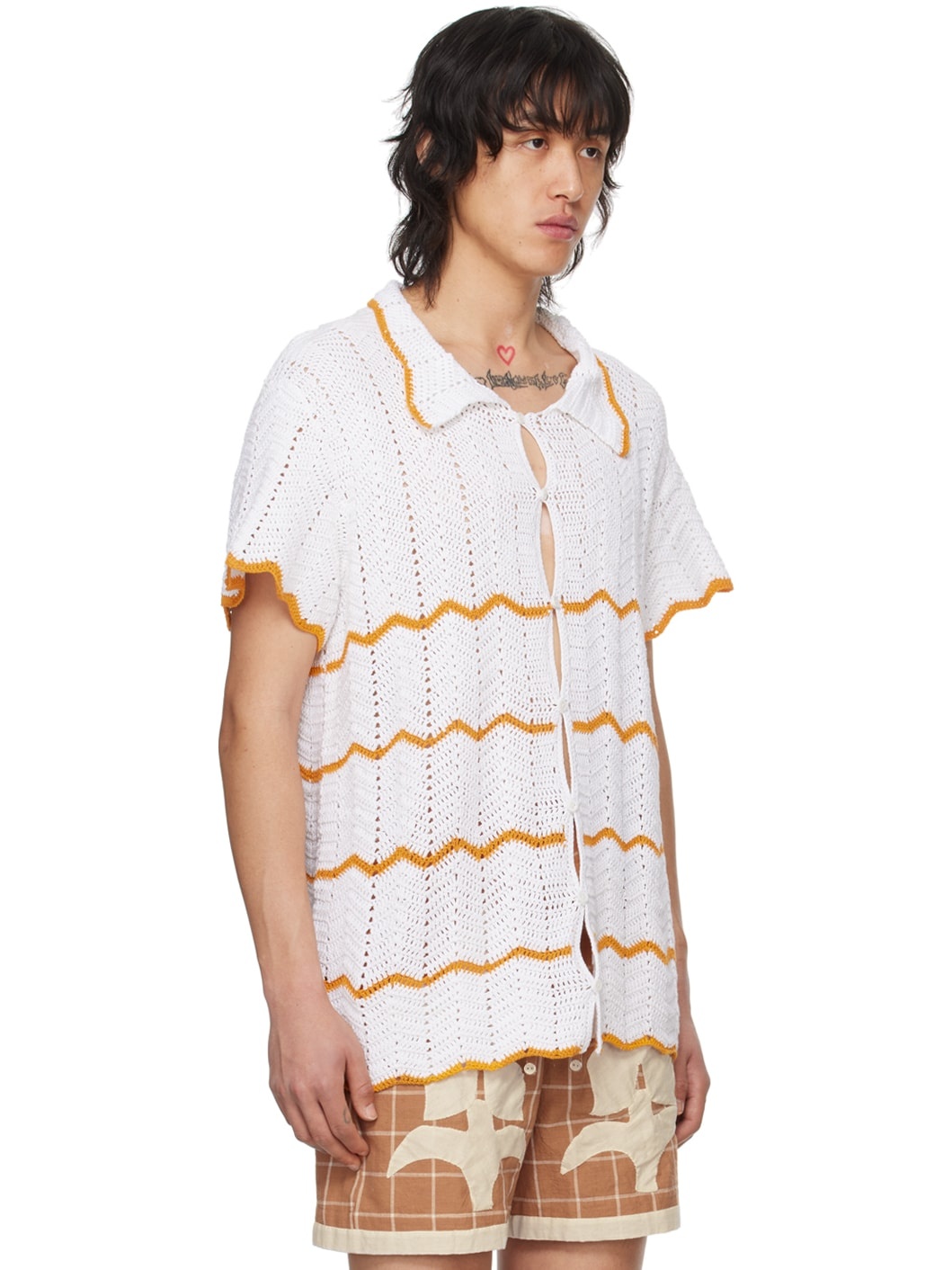 White Chevron Shirt - 2