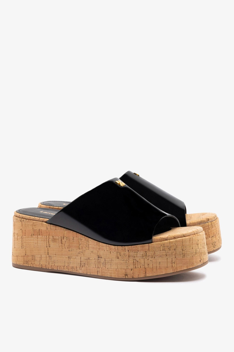 Charli Mule In Black Patent Leather 3