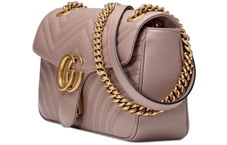 (WMNS) Gucci GG Marmont Matelasse Shoulder Bag 'Dusty Pink' 443497-DTDIT-5729 - 3