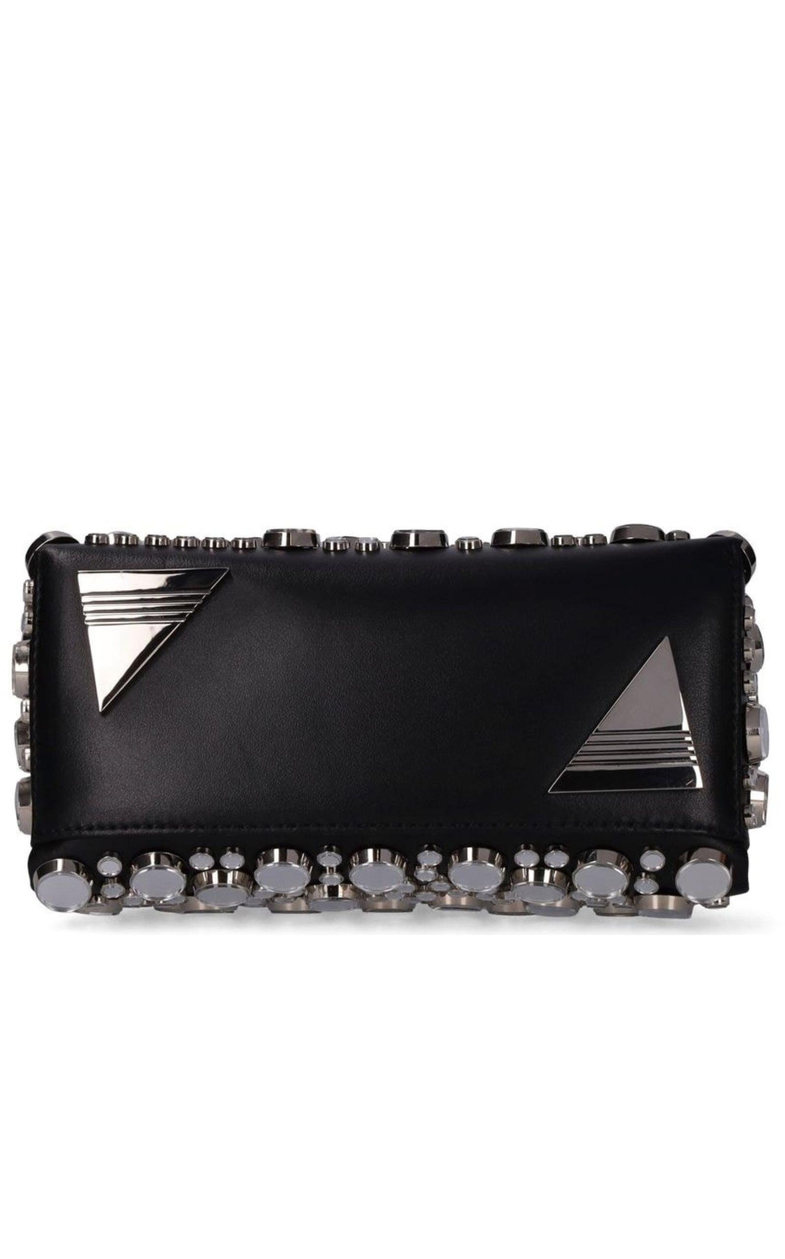 Black Midnight Workmanship Mirror Clutch - 6