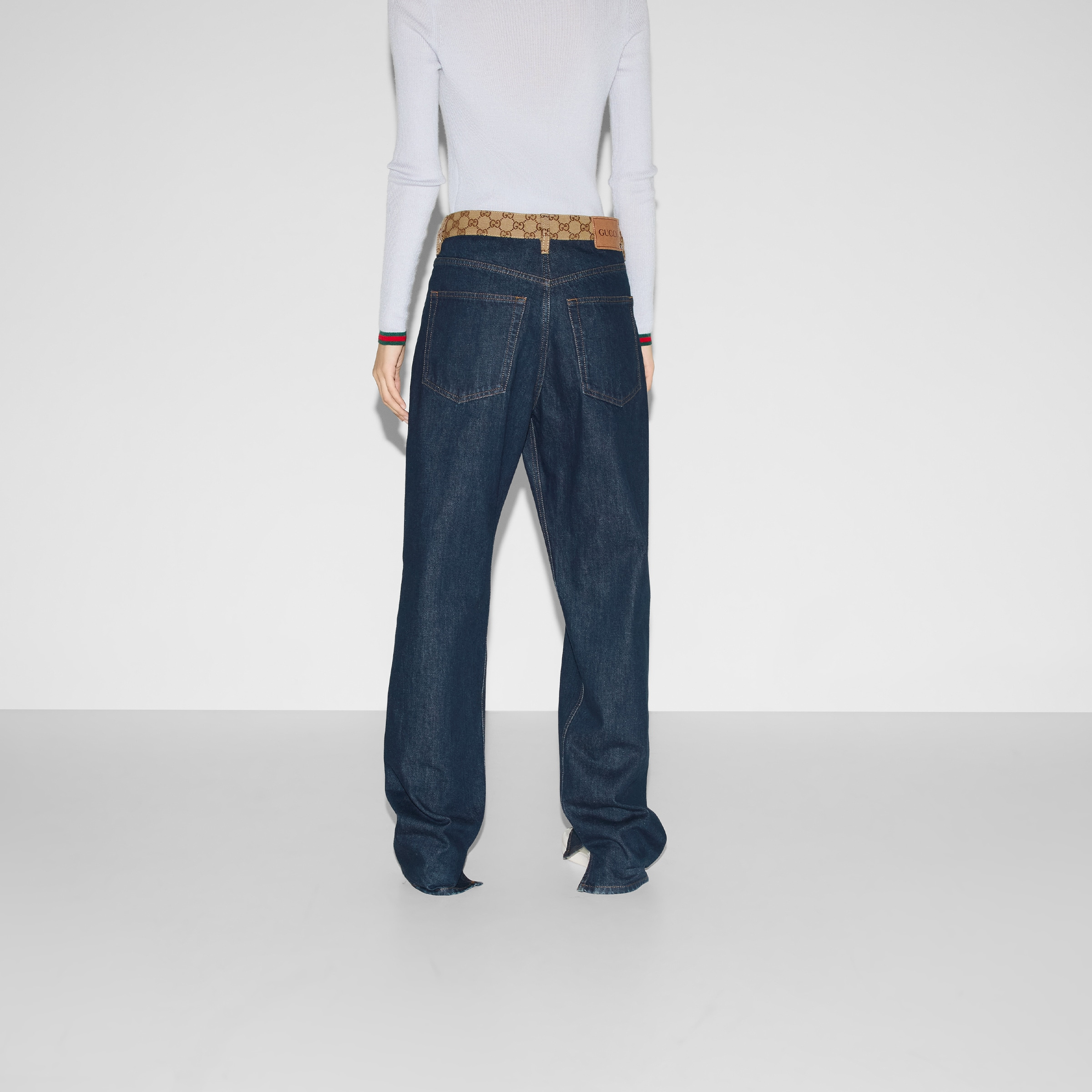Boyfriend fit denim pant - 4