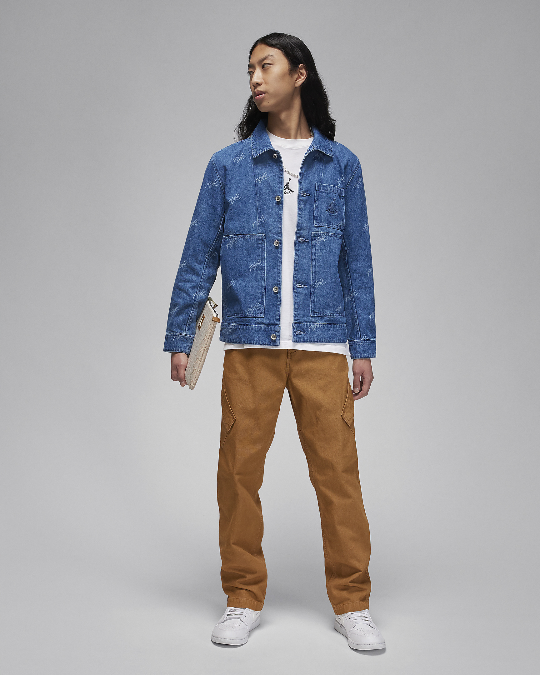 Jordan Jordan Flight Heritage Men's Denim Jacket | REVERSIBLE