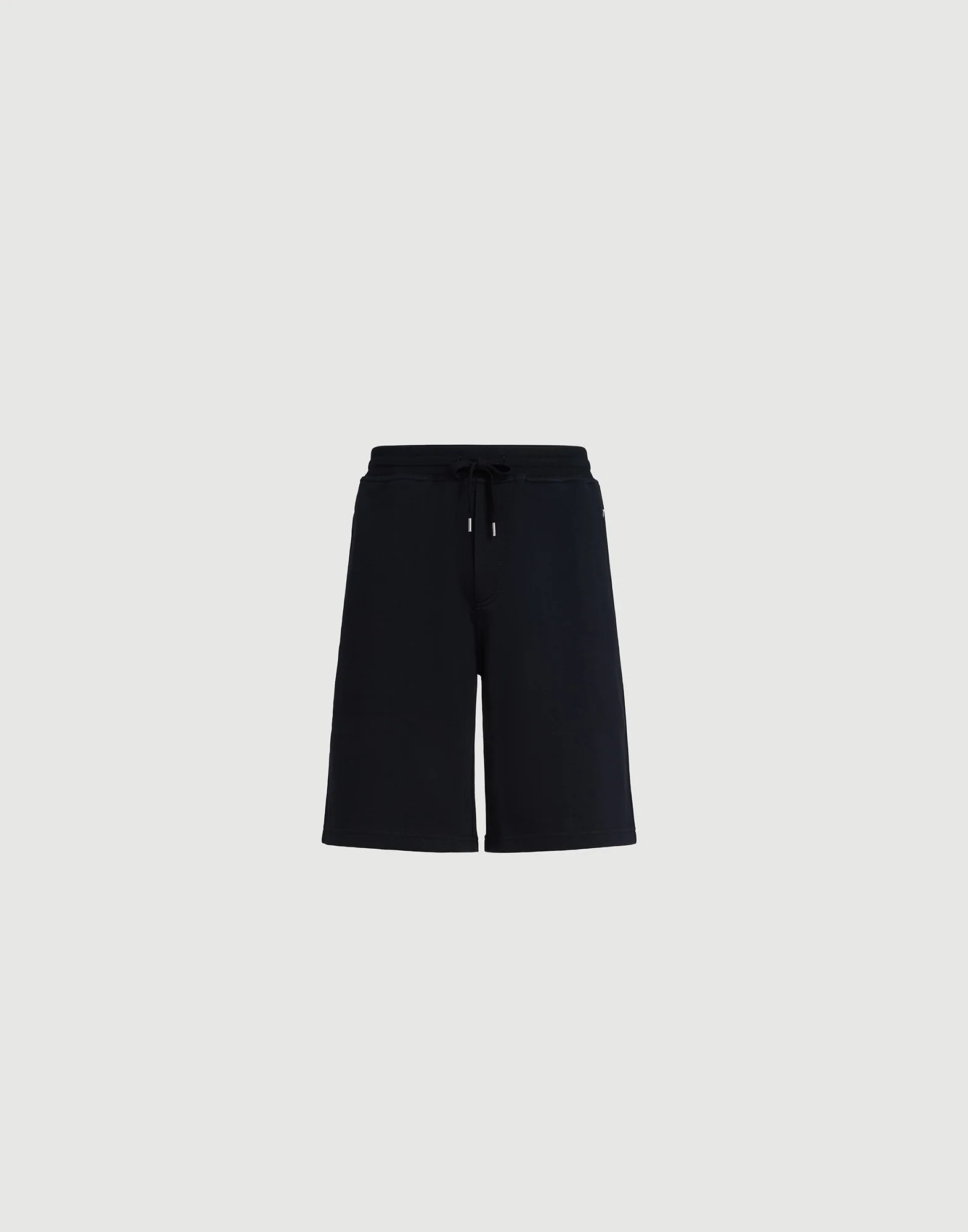 Techno cotton French terry Bermuda shorts - 1