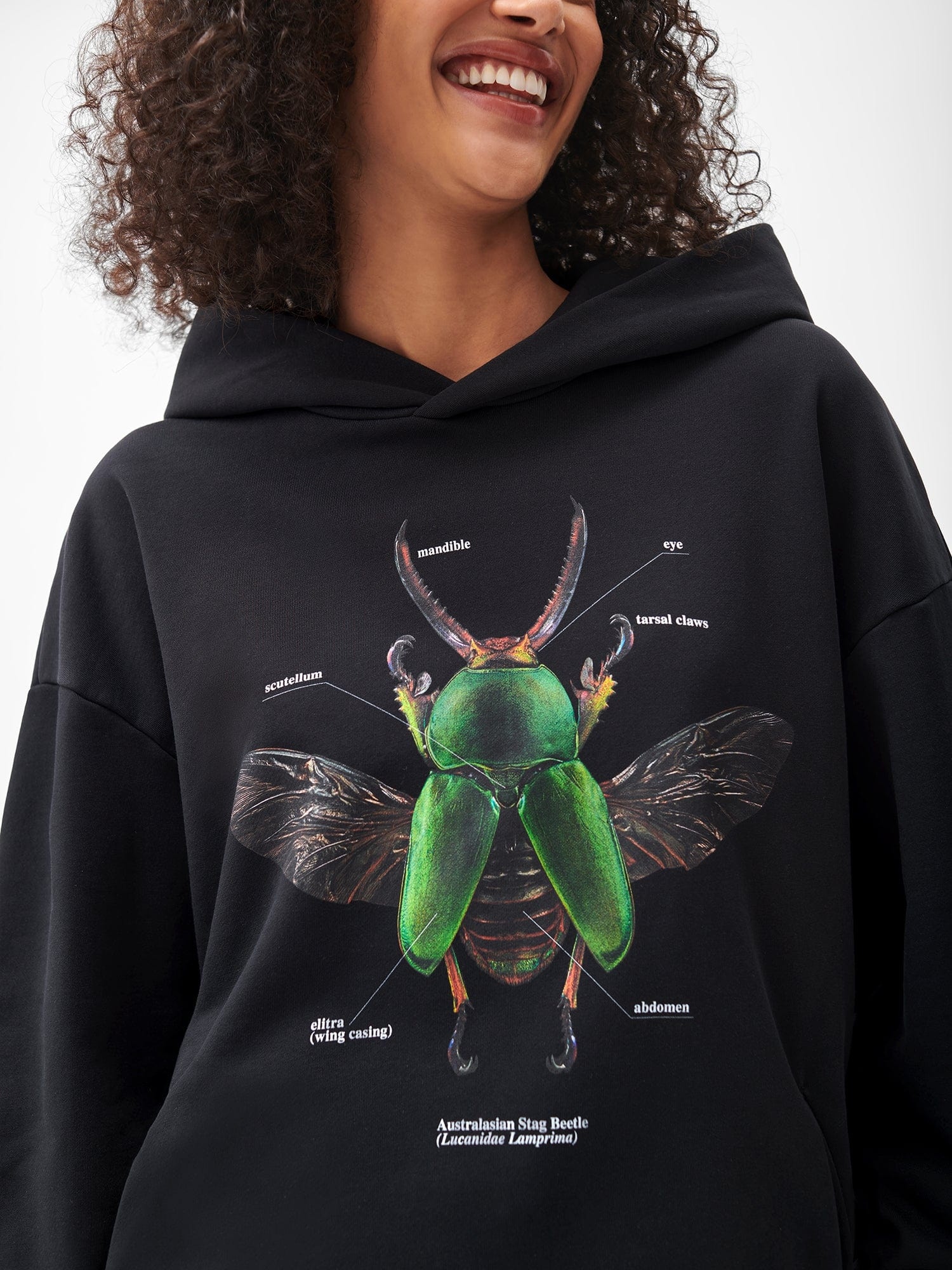 PANGAIA X Levon Biss Sawtooth Beetle Hoodie - Black - 5
