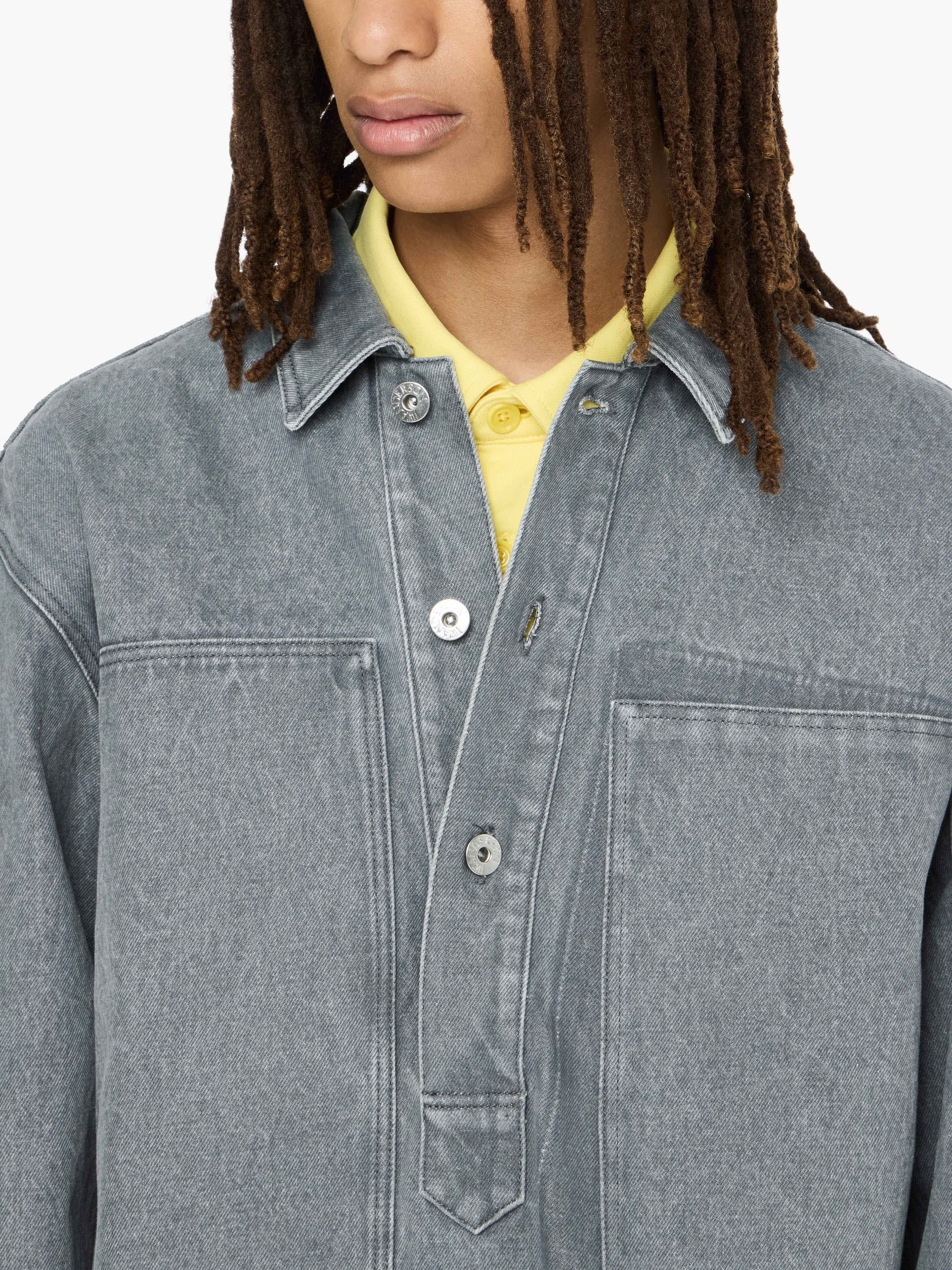 PATCH POCKET RUGBY SHIRT - 4