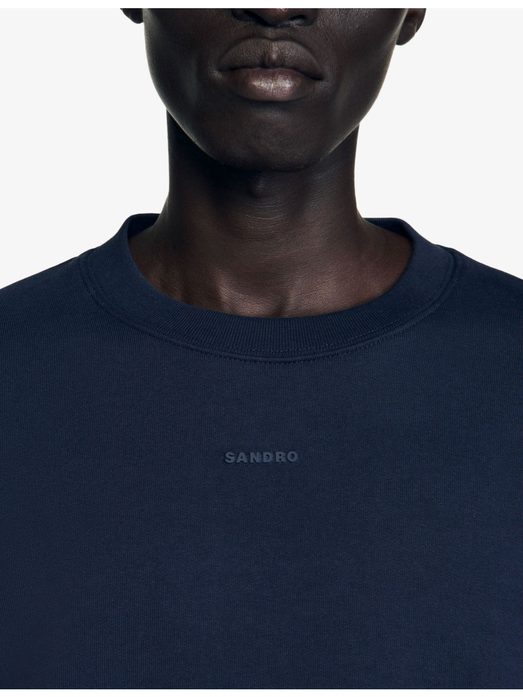Tonal-logo crewneck cotton-jersey sweatshirt - 5