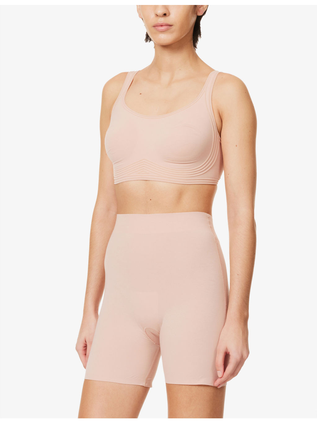 Contour control stretch-cotton shorts - 2