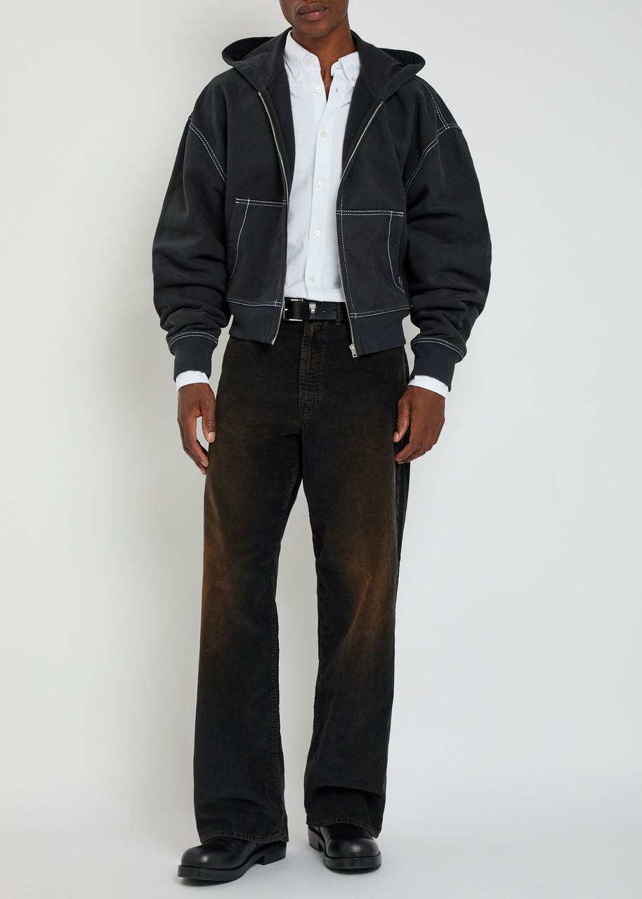 Acne Studios Faded Straight-leg Corduroy Trousers - 4